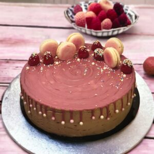 Málnás Ruby-csoki mousse